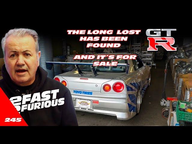 BRIAN'S' GTR  FROM 2FAST 2FURIOUS  HAS BEEN FOUND AND IT'S FOR SALE .