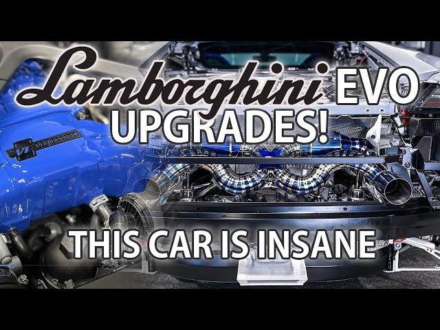 Lamborghini Huracan EVO Modifications! Supercharged, Lowered & Exhaust. VF Engineering & Ryft.