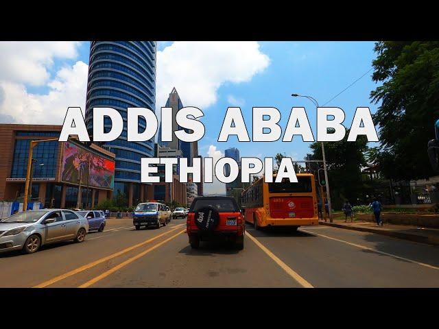 Addis Ababa, Ethiopia - The Capital of Ehiopia - Driving Tour 4K