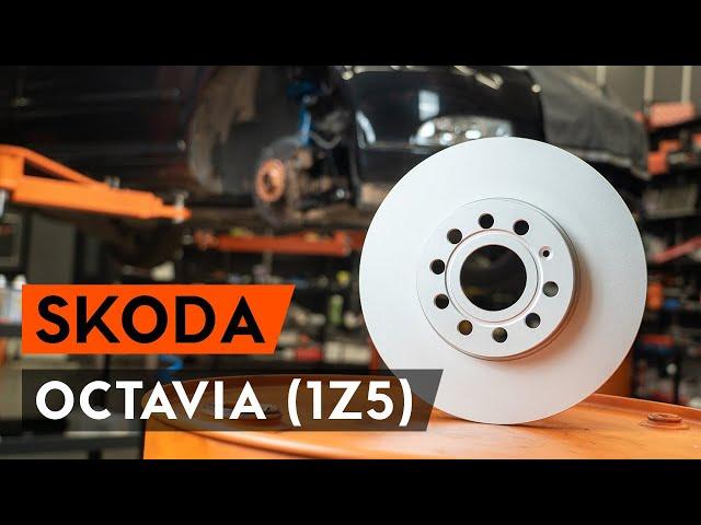 Wie OCTAVIA 1Z5 Bremsscheiben vorne wechseln [AUTODOC TUTORIAL]