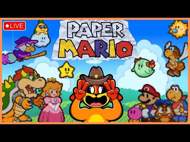 Next Stop Paper Yoshi Island. Paper Mario 64