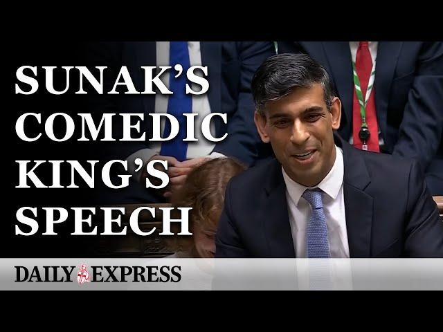 IN FULL: Sunak jokes about his own defeat and future in King's Speech debate