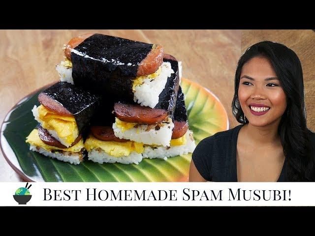 Best Spam Musubi Recipe | How To Make Homemade Hawaiian Spam Musubi With Musubi Mold