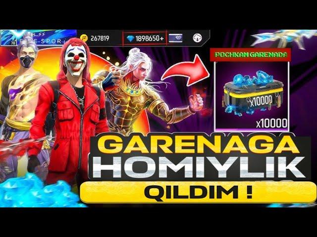 FREE FIRE ALMAZ 2024 || CHIT CHEKSIZ ALMAZ QILISH 2024 || TEKIN ALMAZ || #freefire #cheksiz #almaz