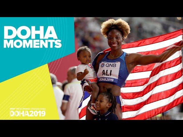 Nia Ali Takes 100m Hurdles Gold | World Athletics Championships 2019 | Doha Moments