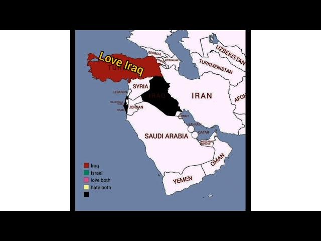 Iraq or Israel ? The most liked countries in the world.vs