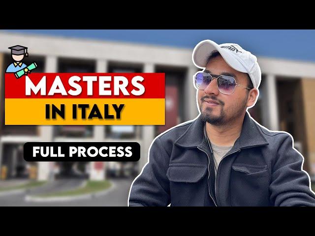 MASTERS IN ITALY 2023 ! FULL PROCESS