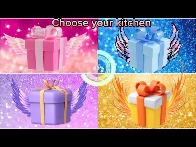 Choose your gift 4 gift box3 good and 1 bad gift challenge#pickonekickone