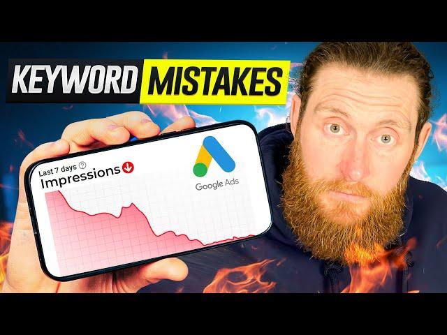 5 Google Ad Keyword Mistakes - Avoid Beginner Mistakes