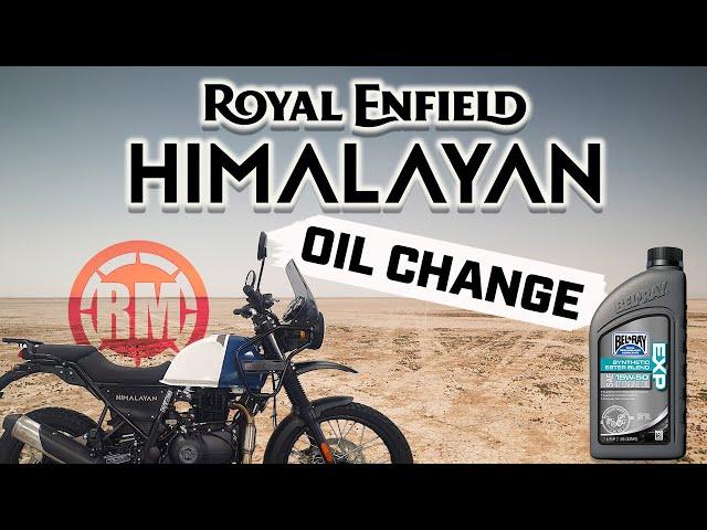 How To Change the Oil on a Royal Enfield Himalayan