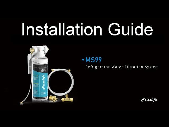 Frizzlife MS99 Inline Water Filter For Refrigerator/Ice Maker