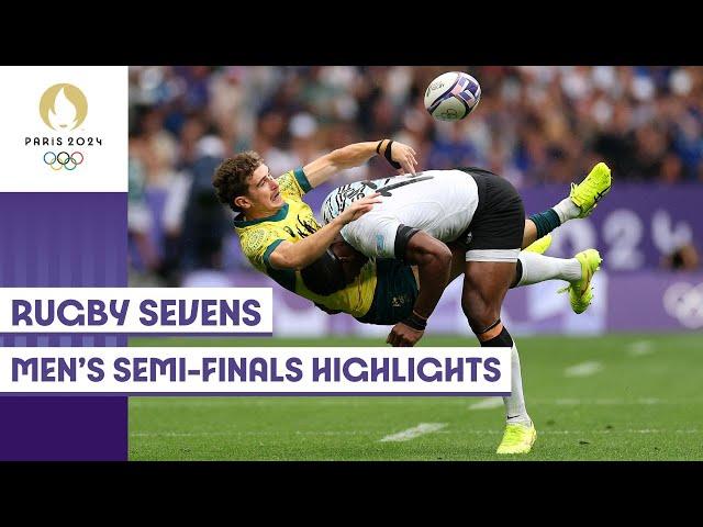 SEMI-FINAL THRILLERS!     | Men's Rugby Sevens | #Paris2024 Highlight