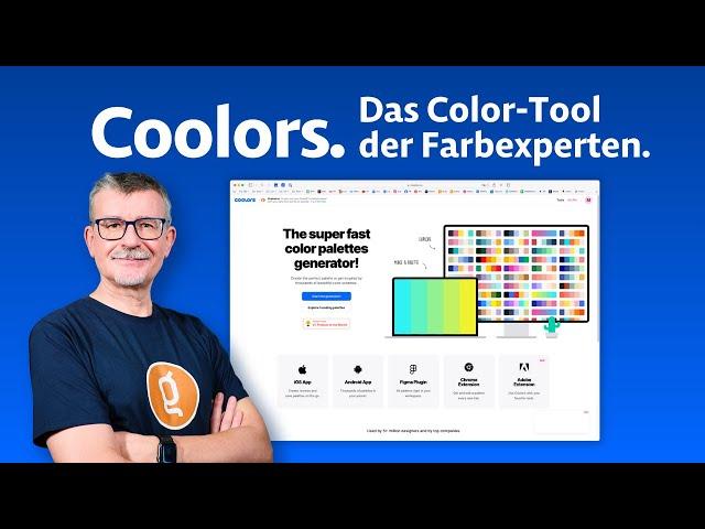 Spielend leicht Farbharmonien finden. Wie du das Color-Scheemer-Tool Coolors nutzen kannst.