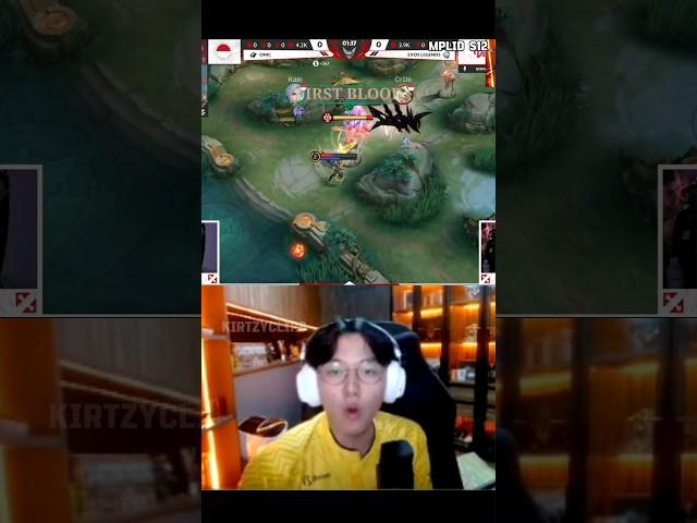 MIRKO REACTION ON KAIRI'S LING FAST HAND COMBO! #mobilelegend #kairi #mlbb #mplids12 #mirko