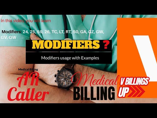 What is Modifiers in Medical billing? | AR CALLER | V BILLINGS