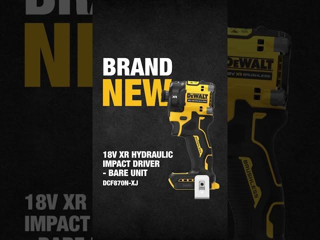 NEW from DEWALT® | 18V Hydraulic Impact Driver (DCF870N-XJ)