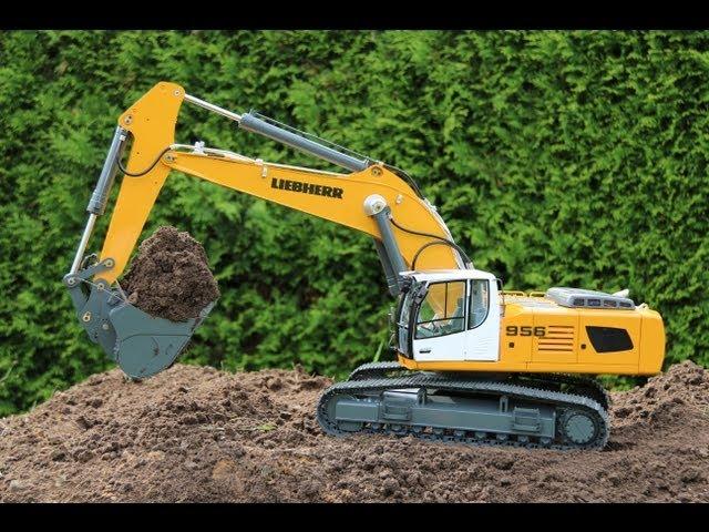 Liebherr Raupenbagger R956 by PREMACON Test des Schnellwechslers