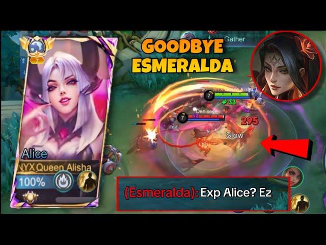 GOODBYE PURE SHIELD ESMERALDA!THIS NEW ALICE WTF DAMAGE BUILD WILL MAKE HIM META AGAIN! (Must try!)