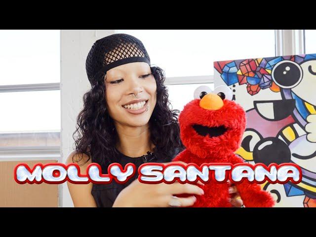 MOLLY SANTANA reacts to Tickle Me Elmo, Bratz, Furby, Tamagotchi | THE BOX