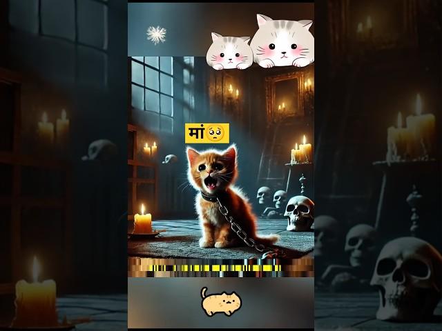 The evil man caught the cat#catsoftiktok #cat #cute #aiart #ai #poorcat #catlover #fyp