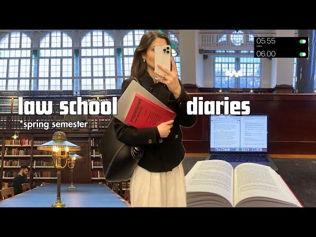 6am law school morning routine  productive week, studying, lectures & classes, uni vlog