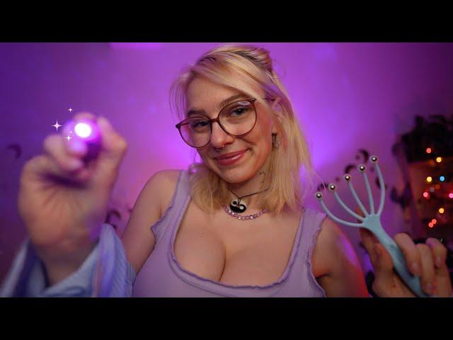 ASMR How Long Can You Go Without Falling Asleep?  {light, crunchy, crinkly, wood, brush..}