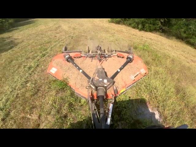 Mowing an old family farm. Part 2