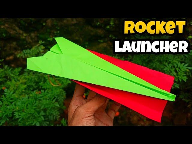 How to make a Paper Rocket Launcher Making in Malayalam | Mr.technic gear