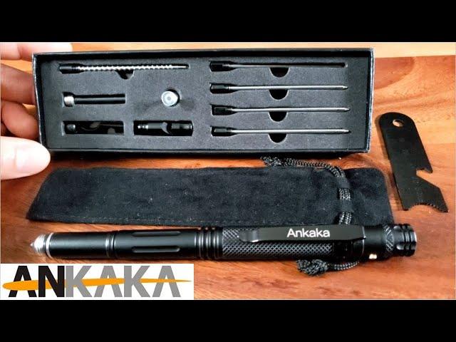 Ankaka Tactical Pen Accessories | Flint Striker & Whistle