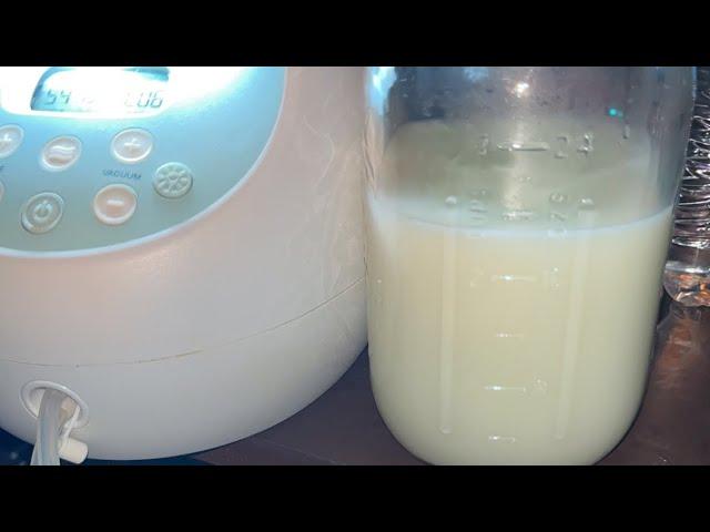 1st Pump OTD  #oversupply #fyp #pumpingmom