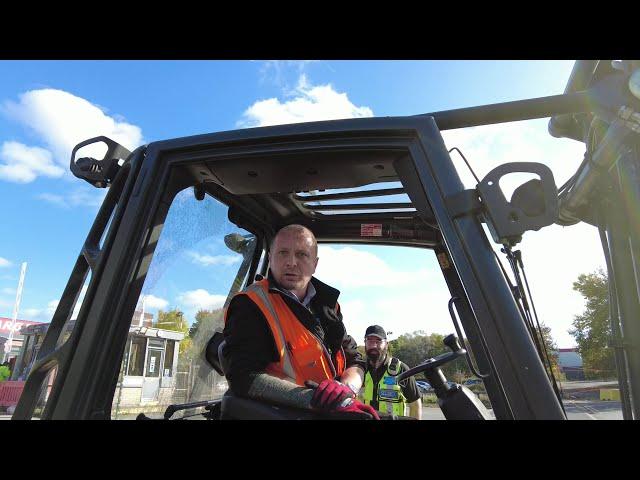 I'll Take That Drone Off You And Drive Over It With This Forklift! ‍️‍️