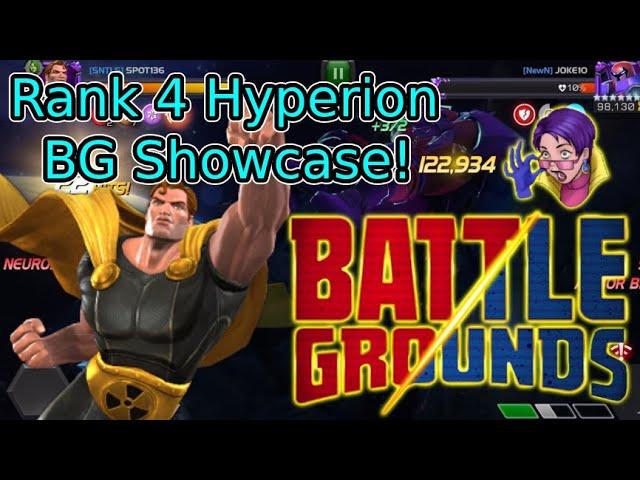 7 Star Rank 4 Hyperion In BGs! Insane Damage! | Marvel Contest Of Champions