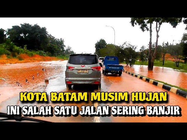 Batam Lagi Musim Hujan, Jalan Pada Banjir