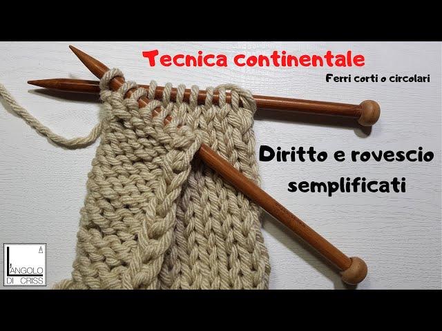 Tutorial ferri: metodo continentale - diritto e rovescio semplificati