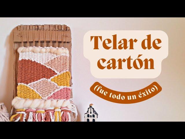 Hagamos un telar...¡de cartón! - Bajo costo y fácil de transportar (además: ¡feliz año nuevo!)