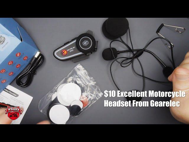 Excellent $10 Budget Motorcycle Helmet Headset From Gearelec Full Review