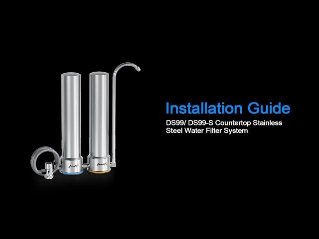 Frizzlife DS99 Countertop Stainless Steel Water Filter System - Install Guide