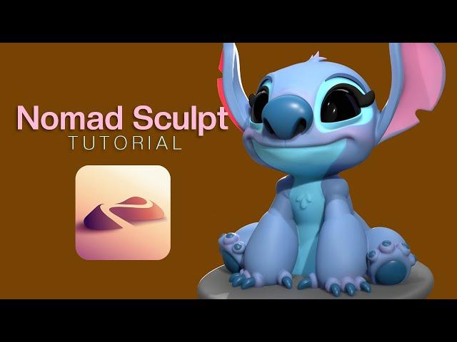 3D Sculpting Stitch! Nomad Sculpt Tutorial