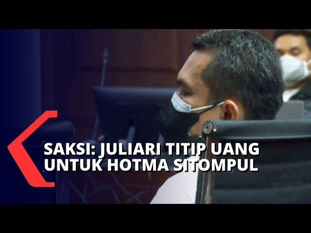 Saksi Sebut Juliari Batubara Titip Uang Untuk Pengacara Hotma Sitompul