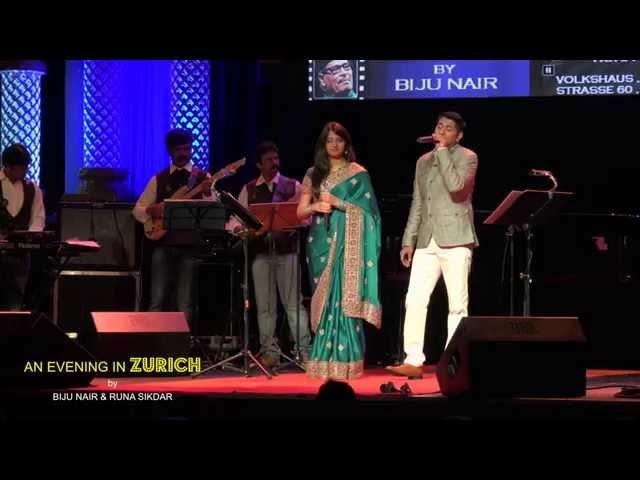 DEEWANA HUA BADAL BY BIJU NAIR & RITHISHA PADMANABH IN 'AN EVENING IN ZURICH' CONCERT.