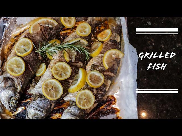 Tasty Grilled fish recipe simply the best. احلى وصفة سمك مشوي راح اتجربوها