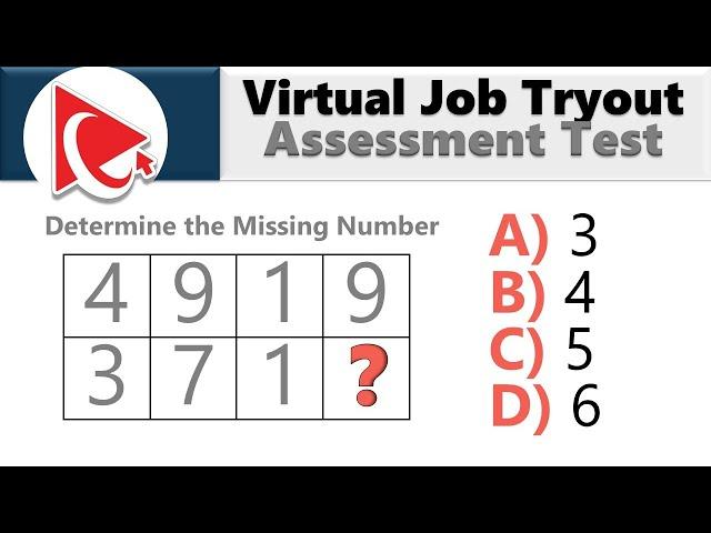 How to Pass Virtual Job Tryout Pre-Employment Assessment Test: Questions with Answers & Solutions!