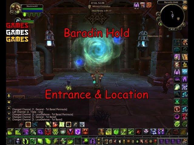 Baradin Hold Raid Entrance & Location