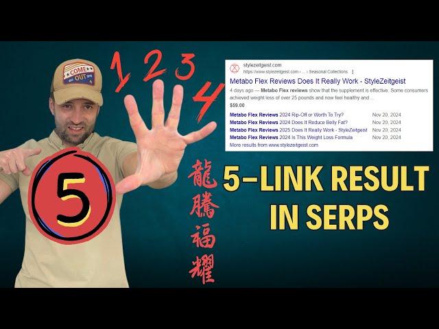 How to Get 5-Link Result from One Domain in SEPRs(Parasite SEO)