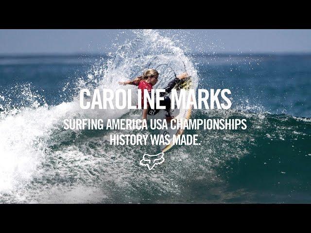 Fox Surf Presents | Caroline Marks Makes history, 2014 Surfing America USA Championships