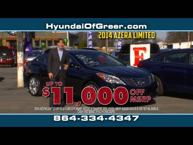 Greer SC Hyundai Of Greer - Hyundais Up to $11,000 Off