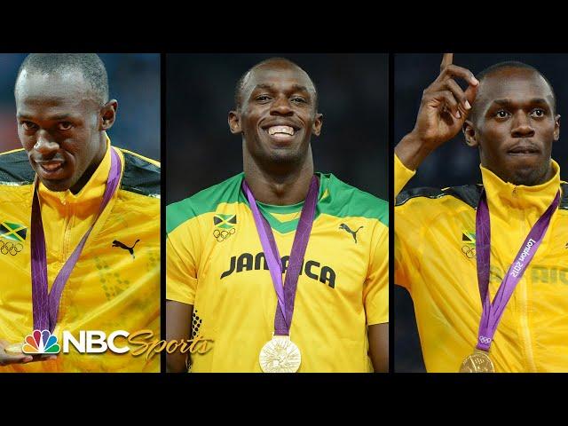 Usain Bolt's Triple-Triple: The Ultimate Gold Medal Compilation | NBC Sports