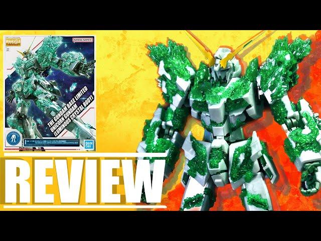 THIS GUNPLA GOES SUPER SAIYAN! MG Unicorn Gundam LUMINOUS CRYSTAL BODY REVIEW / G-BASE LIMITED! 4K