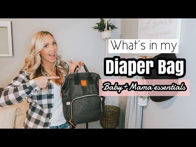 WHATS IN MY DIAPER BAG? BABY + MAMA ESSENTIALS