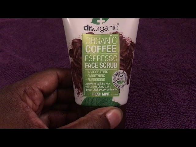 Dr Organic Coffee Mint Face Scrub